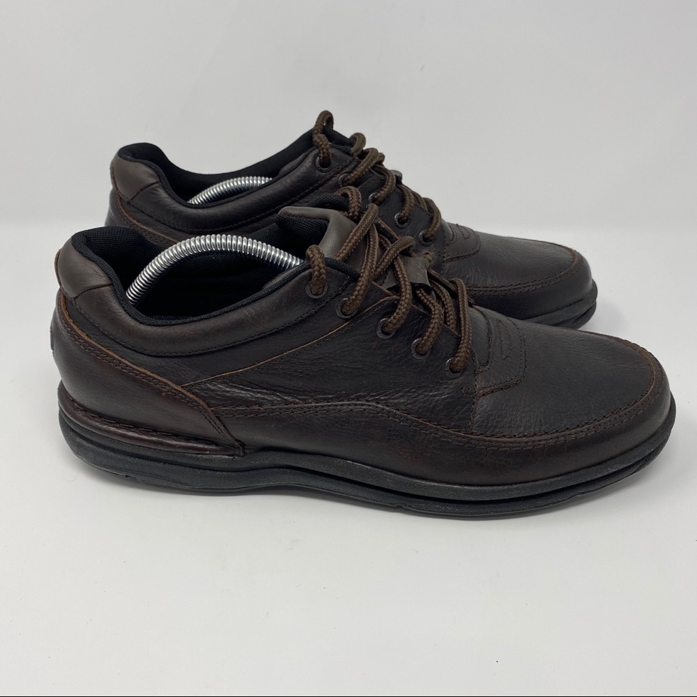 Rockport World Tour Classic Brown Shoes - Picture 3 of 8